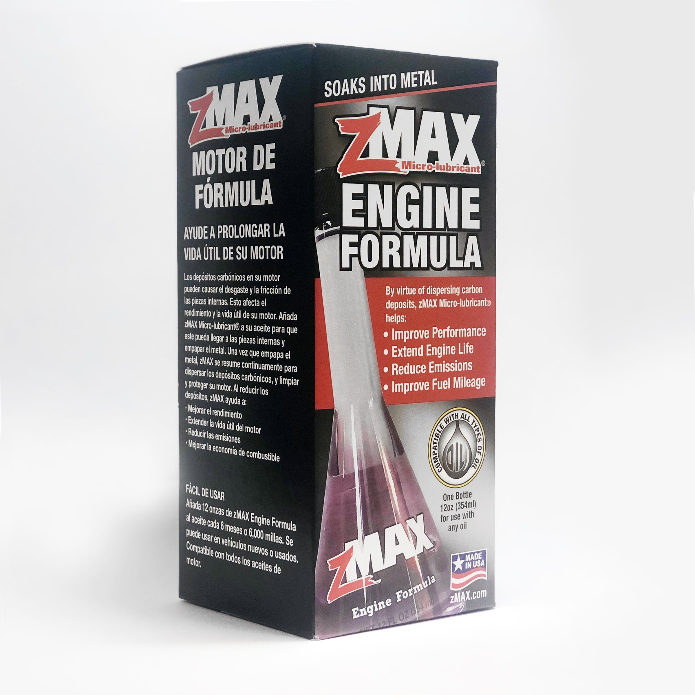 zMAX Micro-Lubricant Engine Treatment Formula, 12 oz or 354 ml