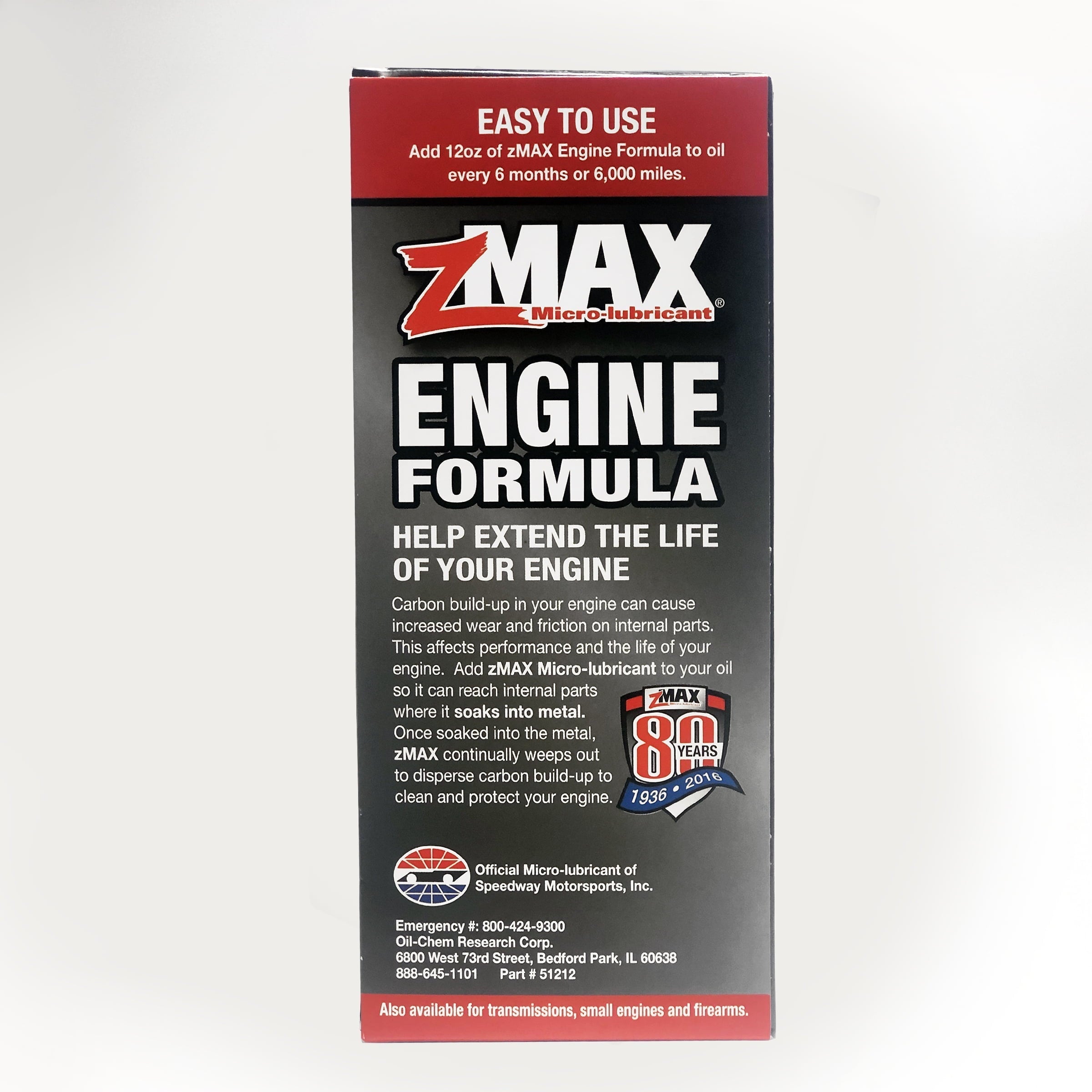 zMAX Micro-Lubricant Engine Treatment Formula, 12 oz or 354 ml