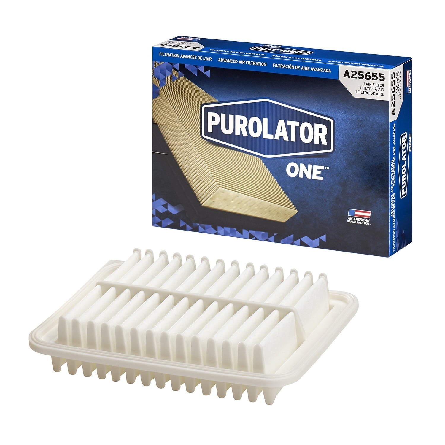Purolator Advanced Engine Air Filter Purolator ONE A25655 for Toyota Corolla Fits select: 2007-2018 TOYOTA YARIS, 2008-2014 TOYOTA SCION XD